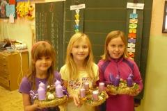 Adventní věnečky - 3. A