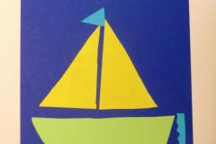 Moře s loďkami - 1. B