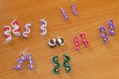 Naušnice z moosgummi 