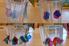 Naušnice z PET lahví 