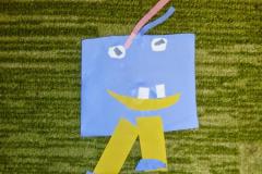 Příšerky z geometr. tvarů - 1. B