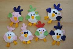 Ptáčci z filcu