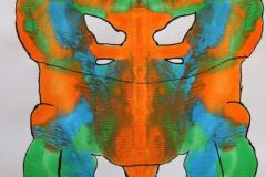 Souměrnost - otisky a příšerky