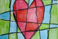 Valentýnská srdíčka 2.B