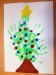 Vánoční stromeček - otisky dlaní - 3. ročník