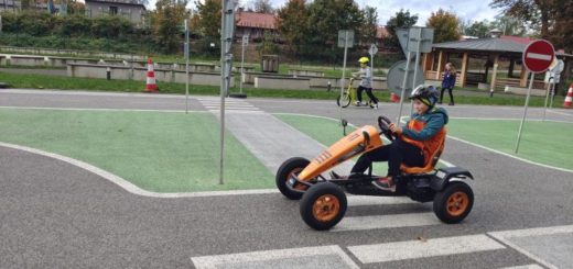 Čtvrťáci na dopravním hřišti