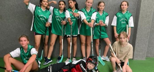 Družstvo mladších žákyň - florbal