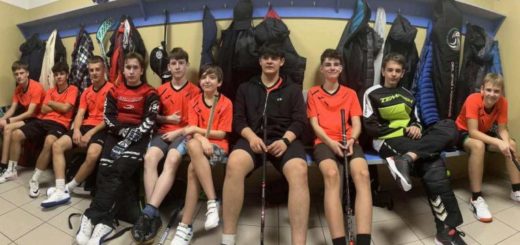 Stříbrné družstvo starších žáků.